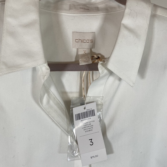 Chico's No-Iron Caroline Shirt - Picture 4 of 5